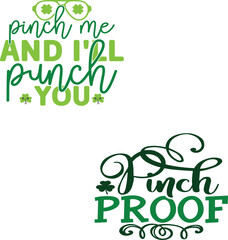 St. Patrick's Day greeting Vector illustration, Saint Patrick holiday quotes SVG design