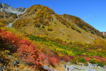 錦秋の涸沢カール