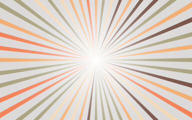 Old colorful cartoon pattern background. Historical Background Ray sun