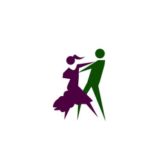 international dance day icon, simple icon dance with elegance concept