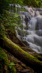 North Carolina waterfall in summer