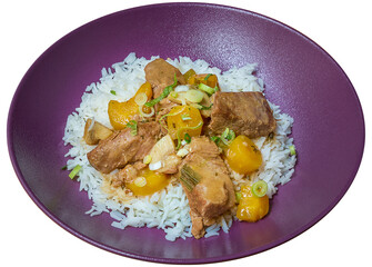 Blanquette de veau et riz