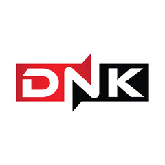 DNK Monogram Initial Letters Logo Design