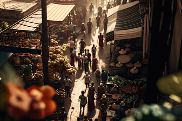 Market Street. Generative AI.