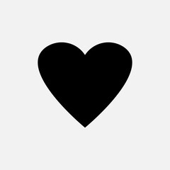 Heart Icon - Vector, Love Sign and Symbol for Design, Presentation, Website or Apps Elements. 