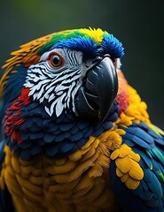 Fototapeta premium Parrot IA generativa