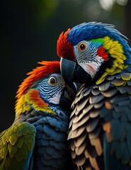 Obraz premium Parrot IA generativa
