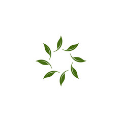 easy recognizable simple leaf illustration in white background