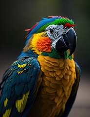 Obraz premium Parrot IA generativa