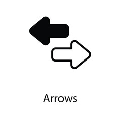 Arrows icon design stock illustration