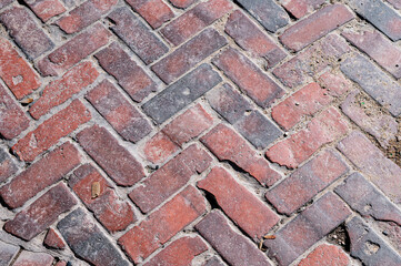 red brick background