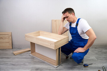 Professional furniture assembly and repair concept