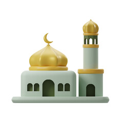 mosque minaret with mosque