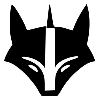 recommend clip art: black and white of anubis icon