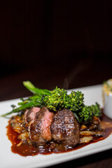 Steak, Broccoli and potato soup