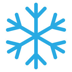 Simple illustration of winter snowflake for Christmas holiday