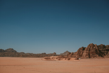 Fototapeta na wymiar wadi rum desert
