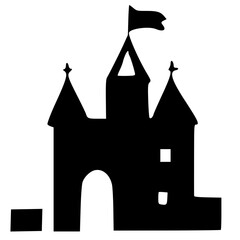 Obraz premium black and white of icon shape