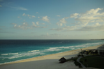 Playa vista desde habitación de hotel