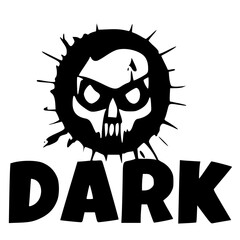 black and white of icon shape