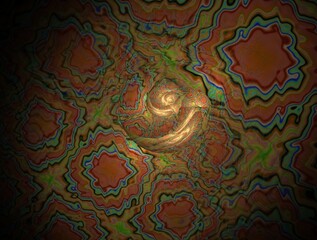 Imaginatory fractal abstract background Image