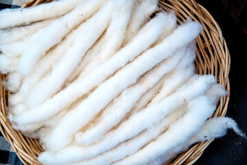 Process of making cotton : raw cotton