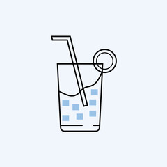 Drink icon. Simple illustration. Vector Design Sign - 584349614