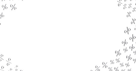 Blurred sale background. 3d