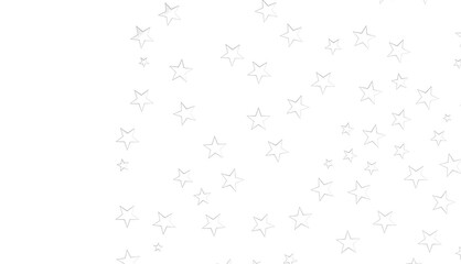 XMAS stars. Confetti celebration, Falling silver abstract decoration for party, birthday celebrate,