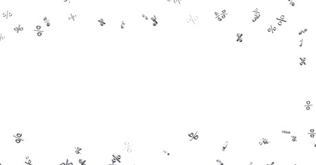 Blurred sale background. 3d