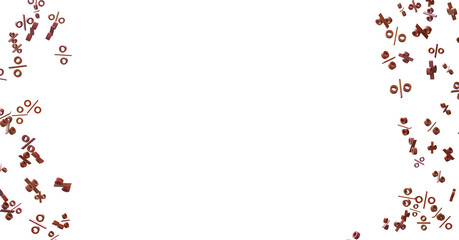 Blurred sale background. 3d