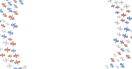 Blurred sale background. 3d