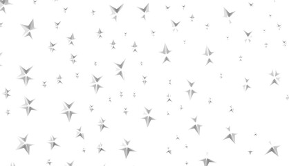 stars. Confetti celebration, Falling silver abstract decoration for party, birthday celebrate,