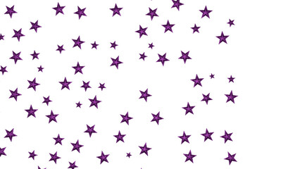 XMAS Stars - Festive christmas card. Isolated illustration white background. -