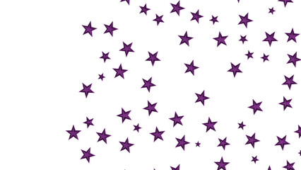 XMAS Stars - Festive christmas card. Isolated illustration white background. -