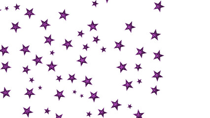 XMAS Stars - Festive christmas card. Isolated illustration white background. -