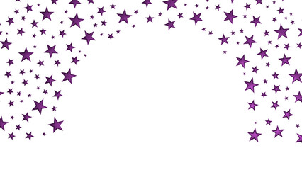 XMAS Stars - Festive christmas card. Isolated illustration white background. -