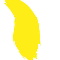abstract yellow shape