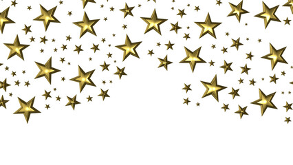 XMAS stars background, sparkle lights confetti falling. magic shining Flying christmas stars on night