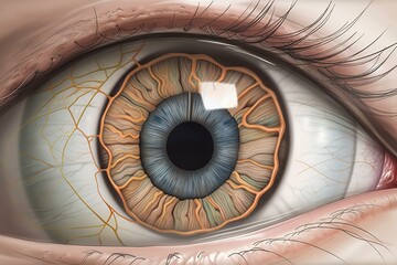 Eye anatomy Generative AI