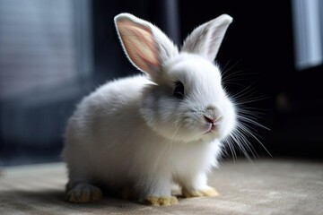 Obraz premium A bunny rabbit outside in the grass