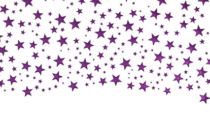 Stars - Holiday magenta decoration, glitter frame isolated -