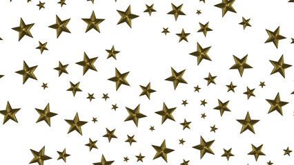 XMAS Stars - stars. Confetti celebration, Falling golden abstract decoration for party, birthday celebrate,