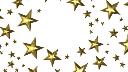 Fototapeta premium XMAS Stars - stars background, sparkle lights confetti falling. magic shining Flying christmas stars on night