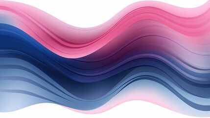 Obraz premium Abstract blue and pink swirl wave background created with generative ai technology 