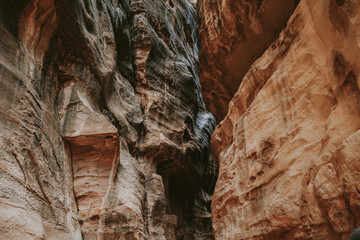a cave in the mountains