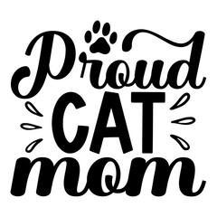 proud cat mom svg