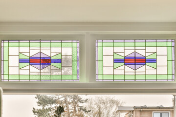 Window of building with ornamental elements