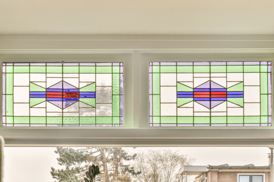 Window of building with ornamental elements