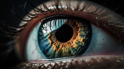 Macro View of Eye